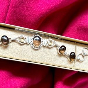 SALE❤️Smokey Topaz & Citrine Bracelet